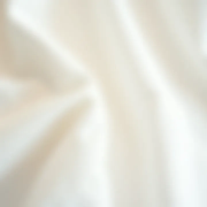 Quality Cotton Fabric Texture A close-up of cotton fabric showcasing its texture and quality.