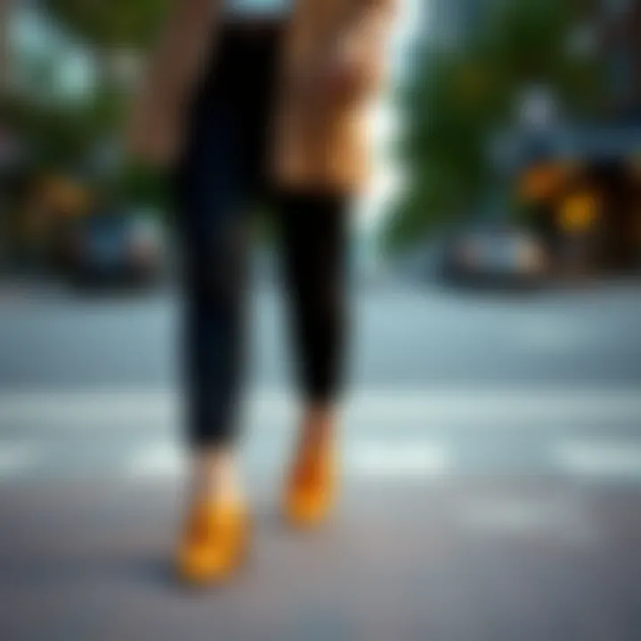 Fashionable Outfit with Plus Size Mules Fashionable outfit featuring plus size mules