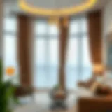 Elegant reversible blackout curtains enhancing a modern living space