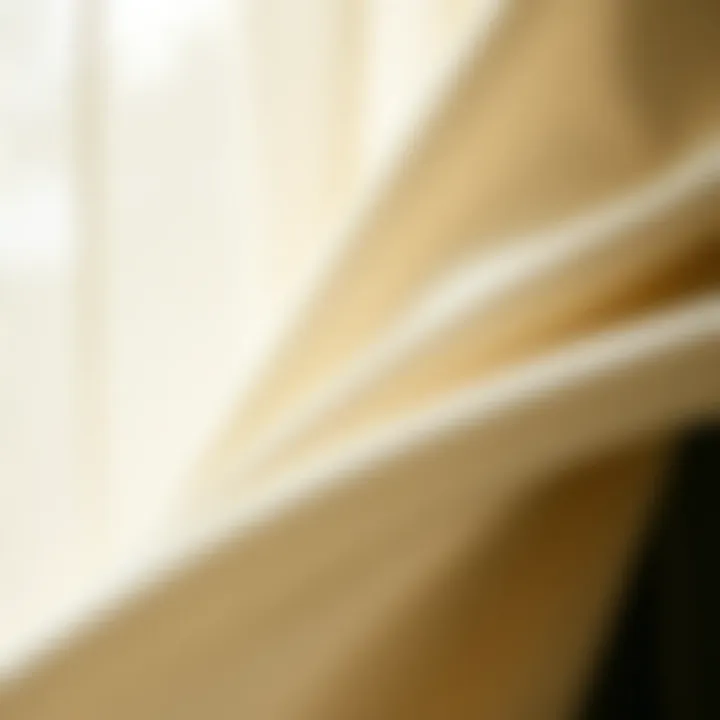 Close-up view of fabric textures showcasing sustainable materials