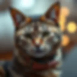 Elegant scratch resistant cat collar showcasing innovative design