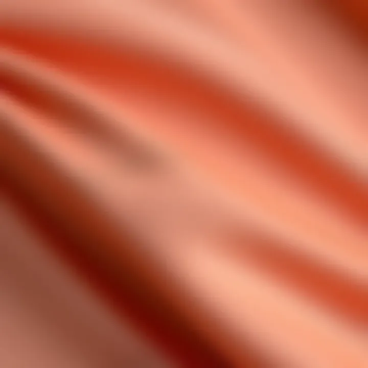 Close-up of luxurious seamless fabric highlighting texture and quality