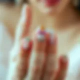 A stunning array of short gel press-on nail designs showcasing elegance and creativity