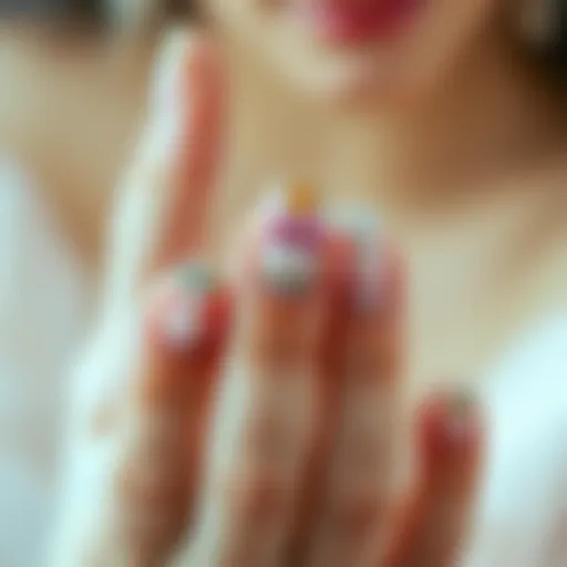 A stunning array of short gel press-on nail designs showcasing elegance and creativity