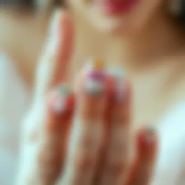 Diverse Designs of Short Gel Press-On Nails A stunning array of short gel press-on nail designs showcasing elegance and creativity