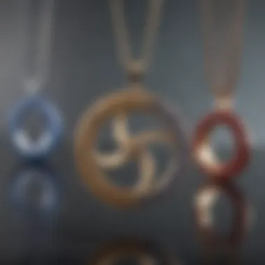 Craftsmanship: Materials Behind Infinity Pendants Diverse materials used in crafting infinity pendants