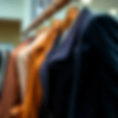 Variety of fabrics used in slim fit jackets showcased