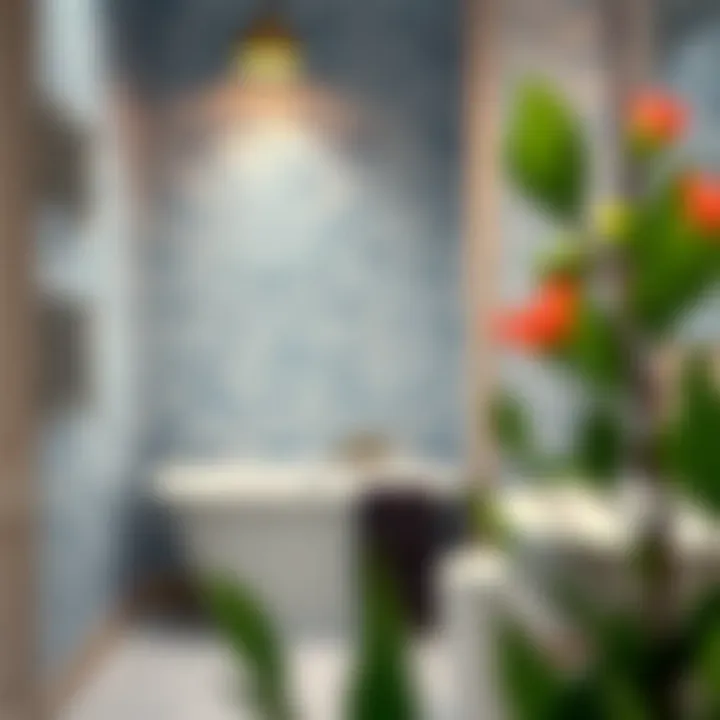 Bathroom Aesthetics with Subway Tile Wallpaper Beautifully designed bathroom featuring subway tile peel and stick wallpaper