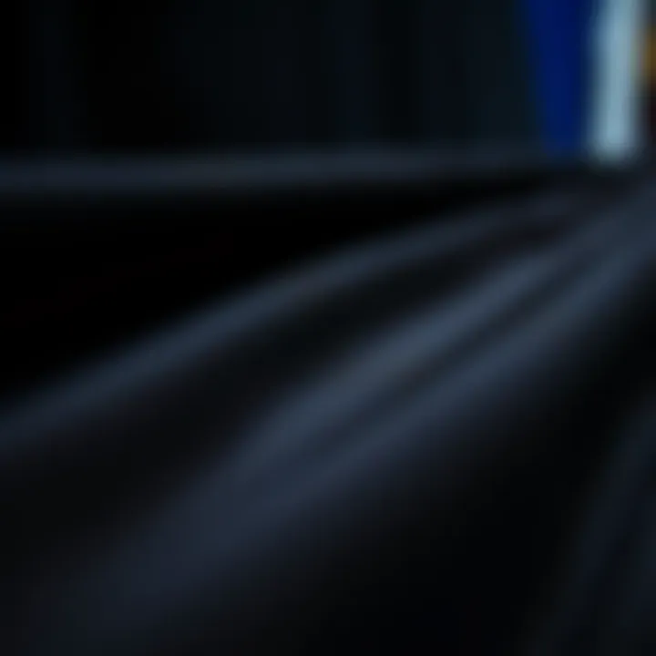 Close-up of fabric textures used in concert black outfits