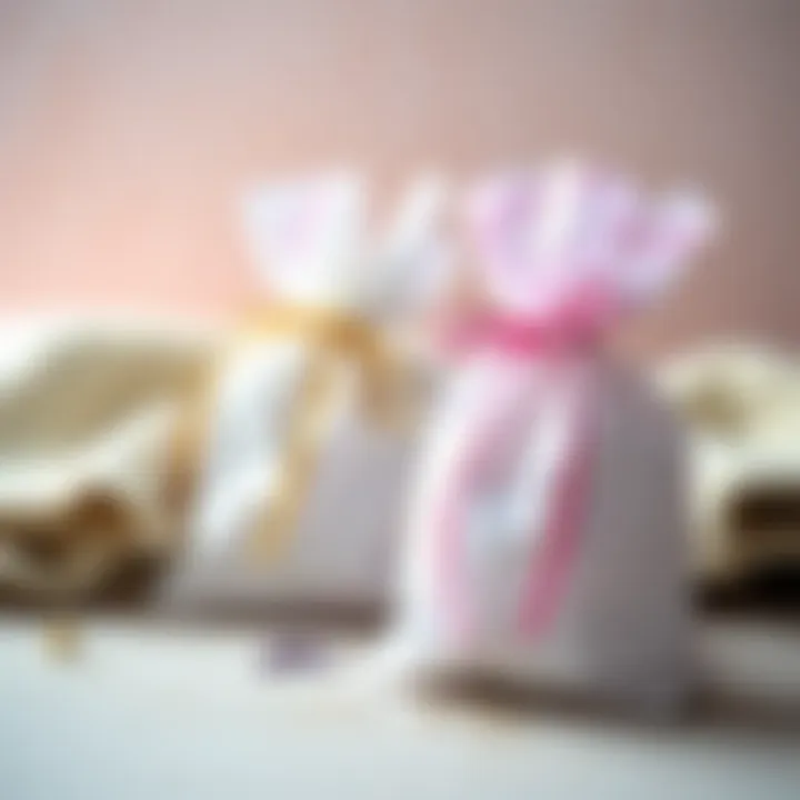 Materials for Crafting Unicorn Gift Bags Showcasing various materials used in unicorn gift bag creation