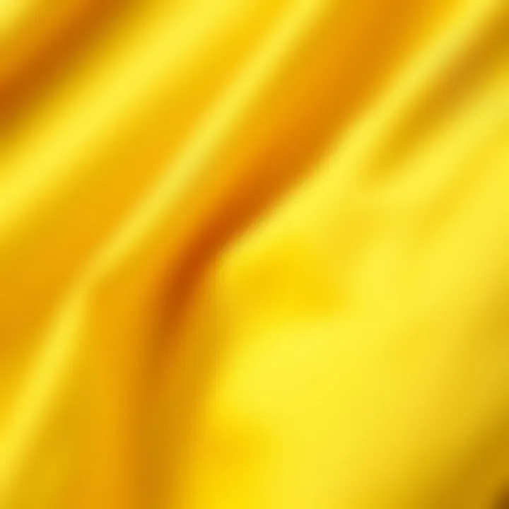 Close-up of the fabric texture used in banana costumes