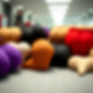 Variety in Padded Butt Enhancers A diverse collection of padded butt enhancers in different colors and shapes, representing market variety.