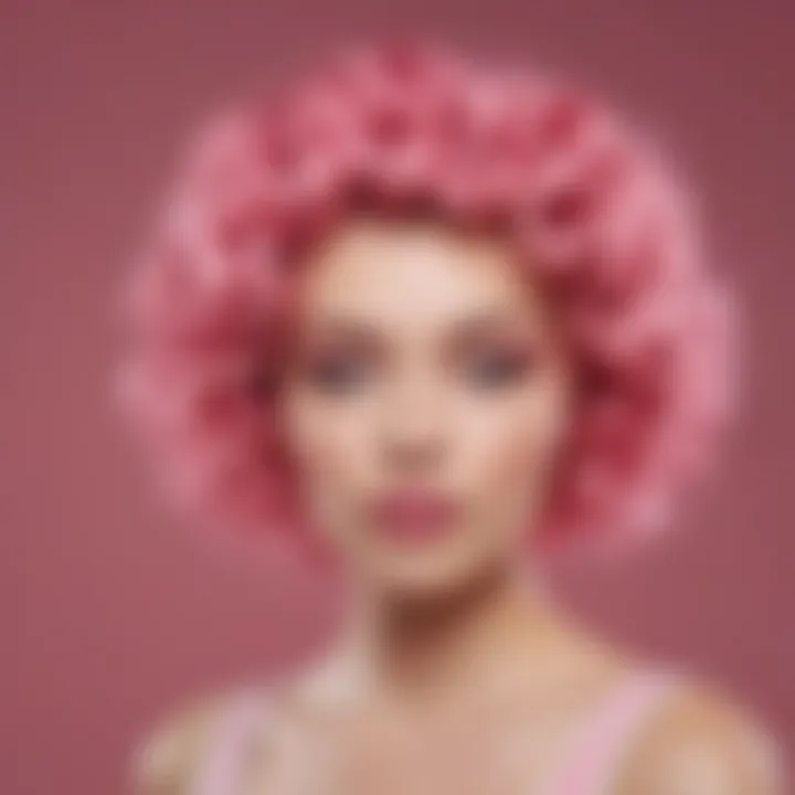 User testimonials about their experiences with pink magic hair rollers
