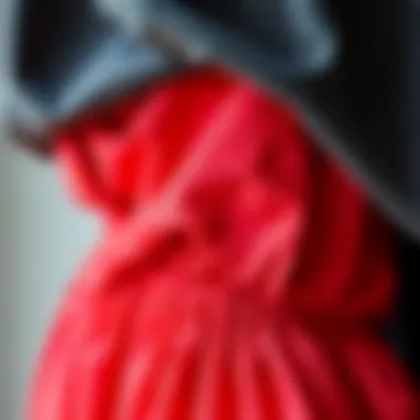 Different fabrics used for elastic waist blouses