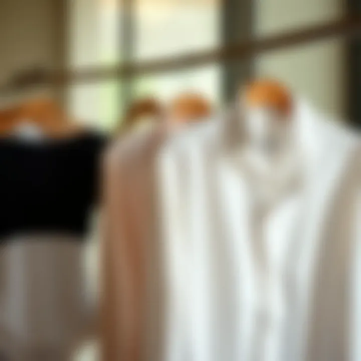 Different styles of fitted undershirts displayed elegantly