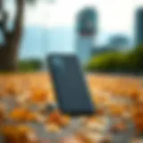 Stylish Galaxy Z Flip phone cover showcasing its unique design