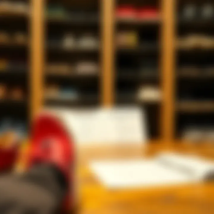 Organized shoe rack with maintenance tips displayed beside it