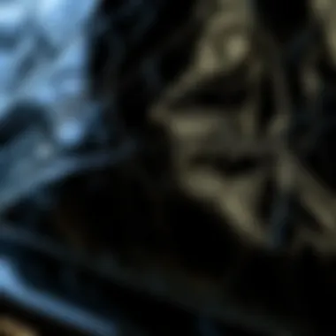 Detailed View of Patent Leather Texture Close-up of patent leather texture displaying its glossy finish