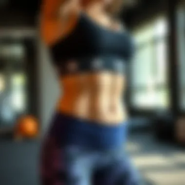 Benefits of Utilizing Workout Belly Bands Illustration showcasing the benefits of workout belly bands during exercise