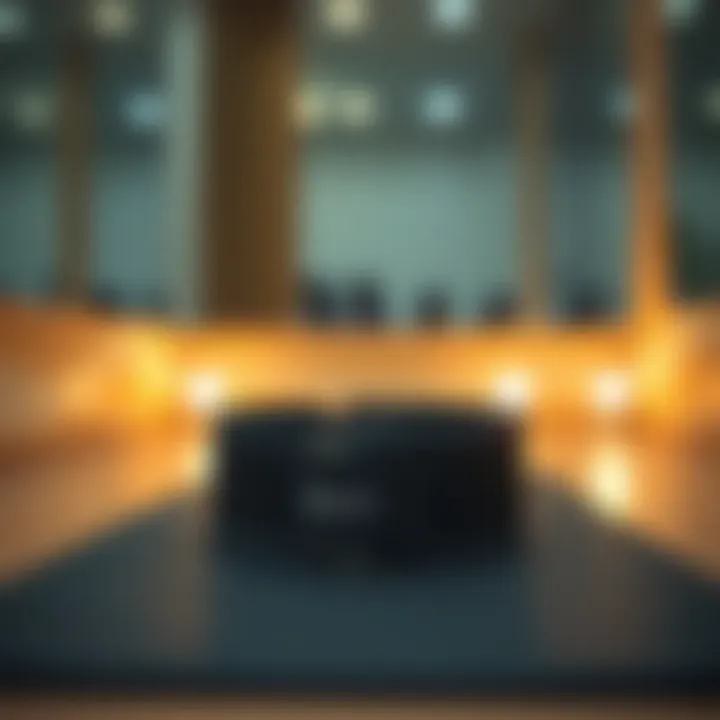 A sauna sweat belt displayed elegantly on a fitness mat, emphasizing its stylish design.