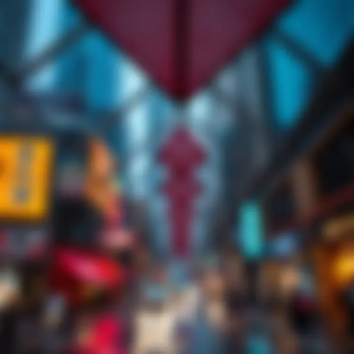 Triangle rain canopy's aesthetic appeal in urban settings