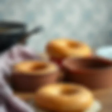 A user-friendly guide showing care and maintenance tips for silicone bagel molds.