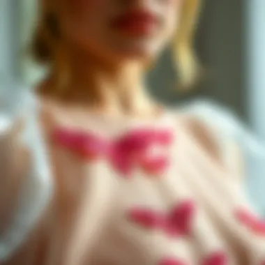 Detailing garments with clear silicone stampers