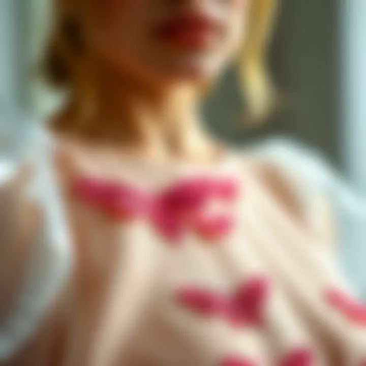 Detailing garments with clear silicone stampers