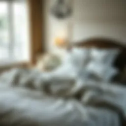 Luxurious waterproof sheets on a queen bed