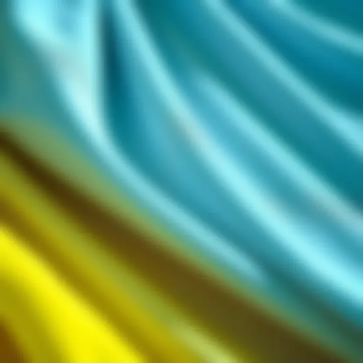 Close-up of various fabric textures suitable for tennis skirts