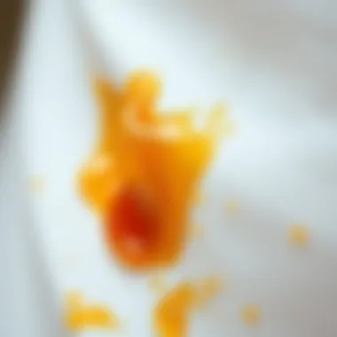 The Impact of Fortifying Wax on Fabric Texture Close-up of fortifying wax applied to fabric