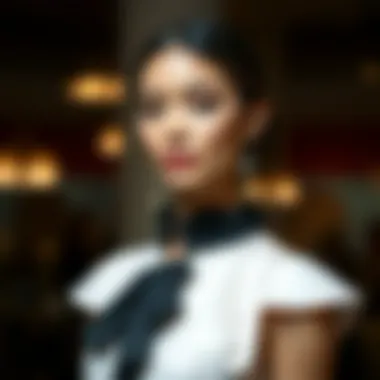 Fashionable Fullbeauty dress styled for a formal event