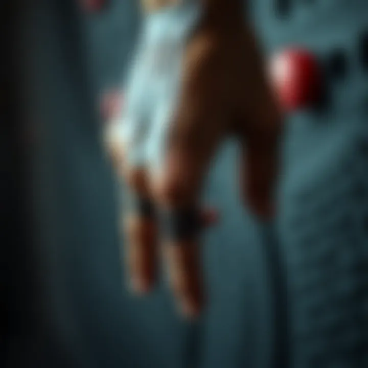 Grip Strength Techniques for Enhanced Performance Illustration of grip strength techniques for climbing performance