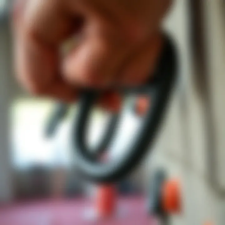 Specialized Grips and Holds for Training Close-up of specialized climbing grips and holds