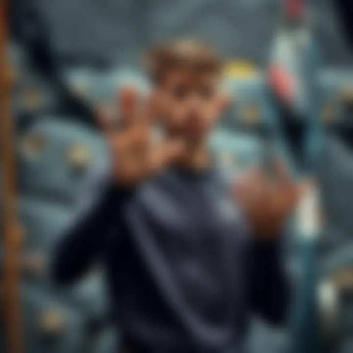 Effective Training Exercises for Climbers Climber demonstrating effective training exercises