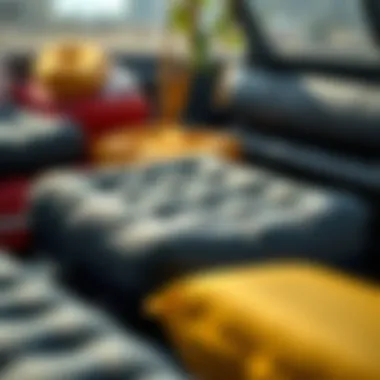 Durable and Comfortable Materials Materials used in heavy duty inflatable seat cushions highlighting durability and comfort