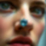 Exploring Materials Used in Hypoallergenic Nose Rings Diverse hypoallergenic nose rings showcasing various materials