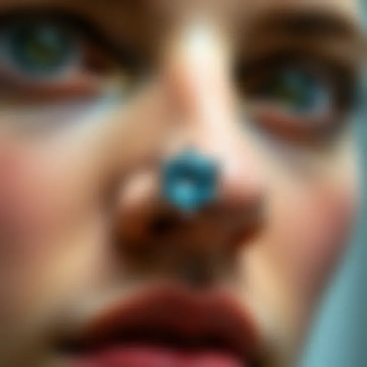 Exploring Materials Used in Hypoallergenic Nose Rings Diverse hypoallergenic nose rings showcasing various materials