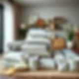 Jumbo vacuum seal storage bags neatly arranged in a modern home setting