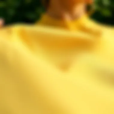 Lightweight fabric showcasing breathable summer style