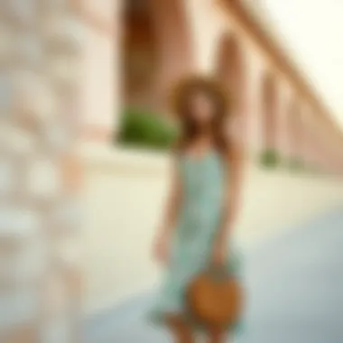 Sustainable fashion choices in midi dresses