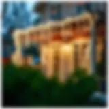 Stunning Outdoor Illumination with Solar Icicle Lights Elegant display of LED solar icicle lights enhancing outdoor decor