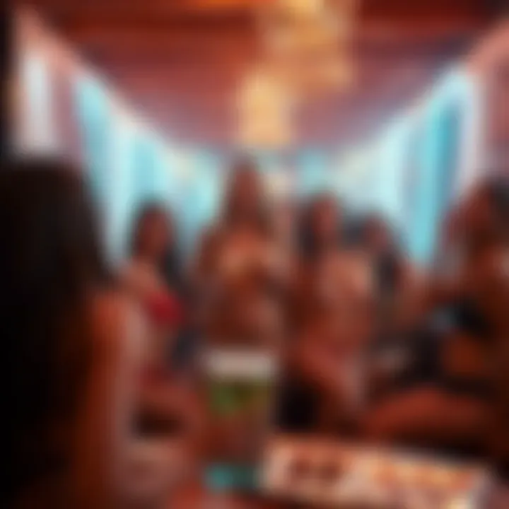 The Joy of Friendship in Lingerie Parties Group of friends enjoying a lingerie-themed party