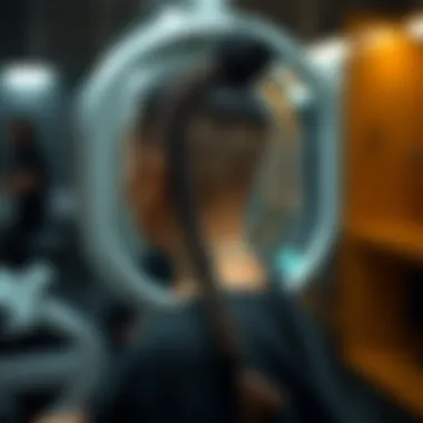 Innovative machine hair braider in action