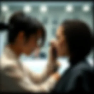 User experiencing the ease of machine hair braider