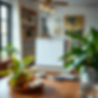 Magnetic Planner in Home Environment Magnetic planner integrated within a stylish home environment