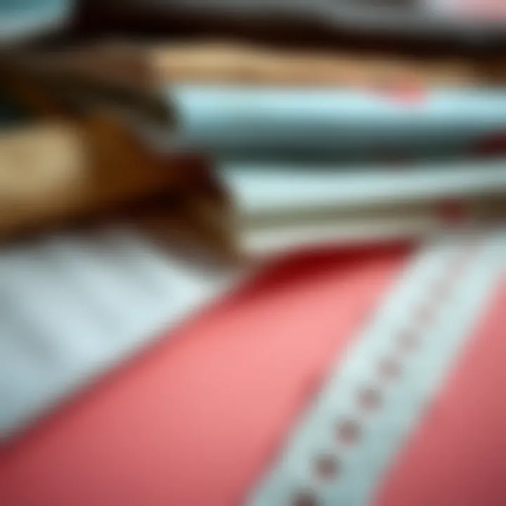 Close-up of materials used in waterproof bandages for tattoos