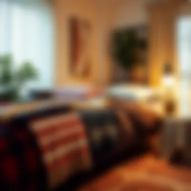 Practical application of blanket organizers in a modern home