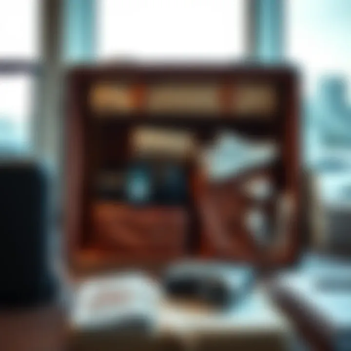 Stylish Travel Organizers for Elegant Journeys Stylish travel trunk organizer complementing luggage