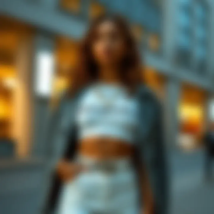 A stylish outfit showcasing Missguided's latest collection